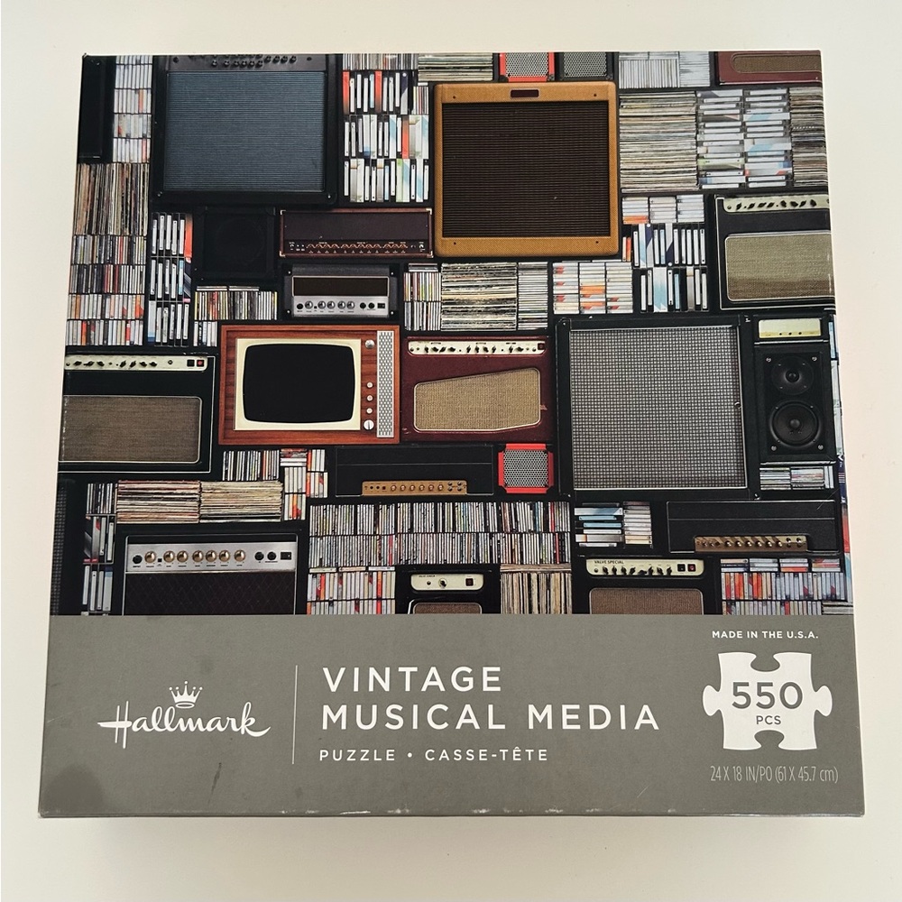 Vintage Musical Media Hallmark Jigsaw Puzzle - 550 Pieces